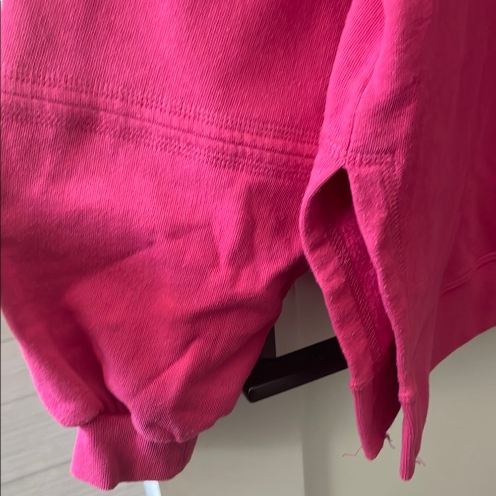 Ganni Pink Crew Neck Sweatshirt - Picture 5 of 5
